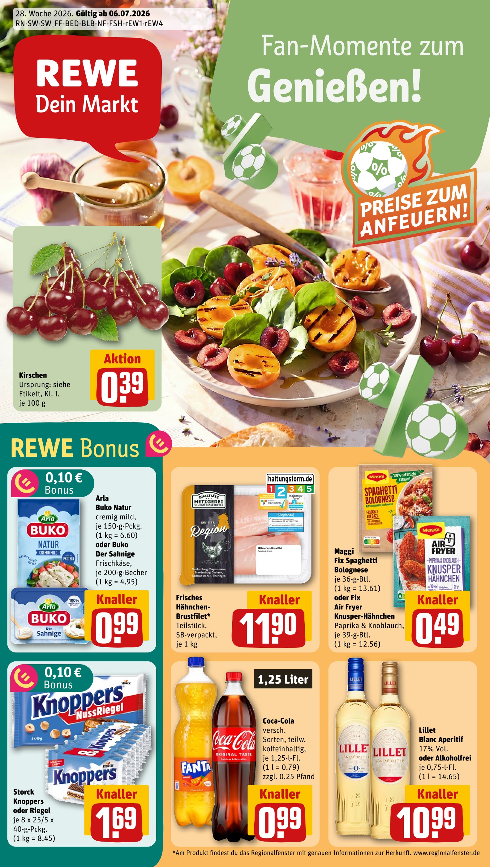 REWE Prospekt für Schopfheim: "Dein Markt", 33 Seiten, 06.07.2026 - 11.07.2026